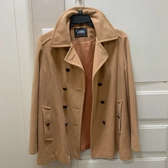 ジャケット・アウター MACKINTOSH ROTHES BACK TAB LONG PEA COAT Vintage Mackintosh Wool Coat M 80s Double Breasted Pea Coat